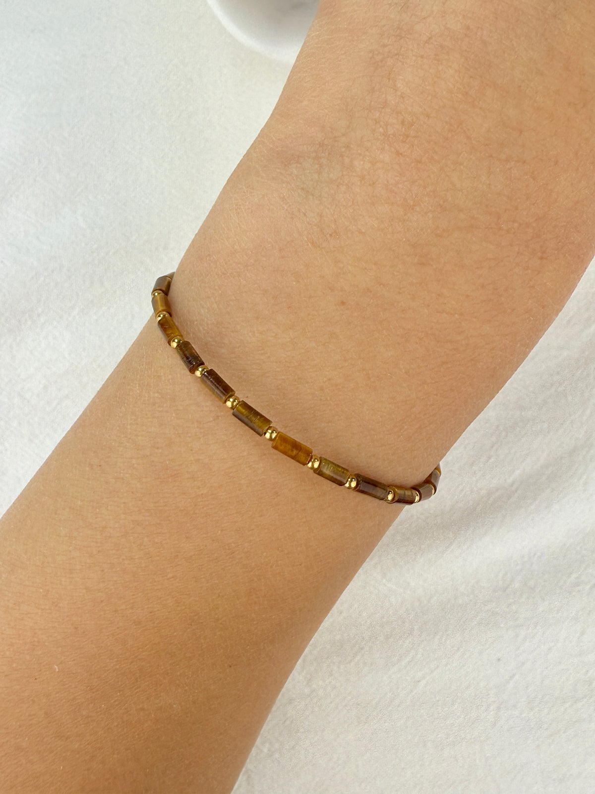 Bracelet OEIL DE TIGRE JAUNE
