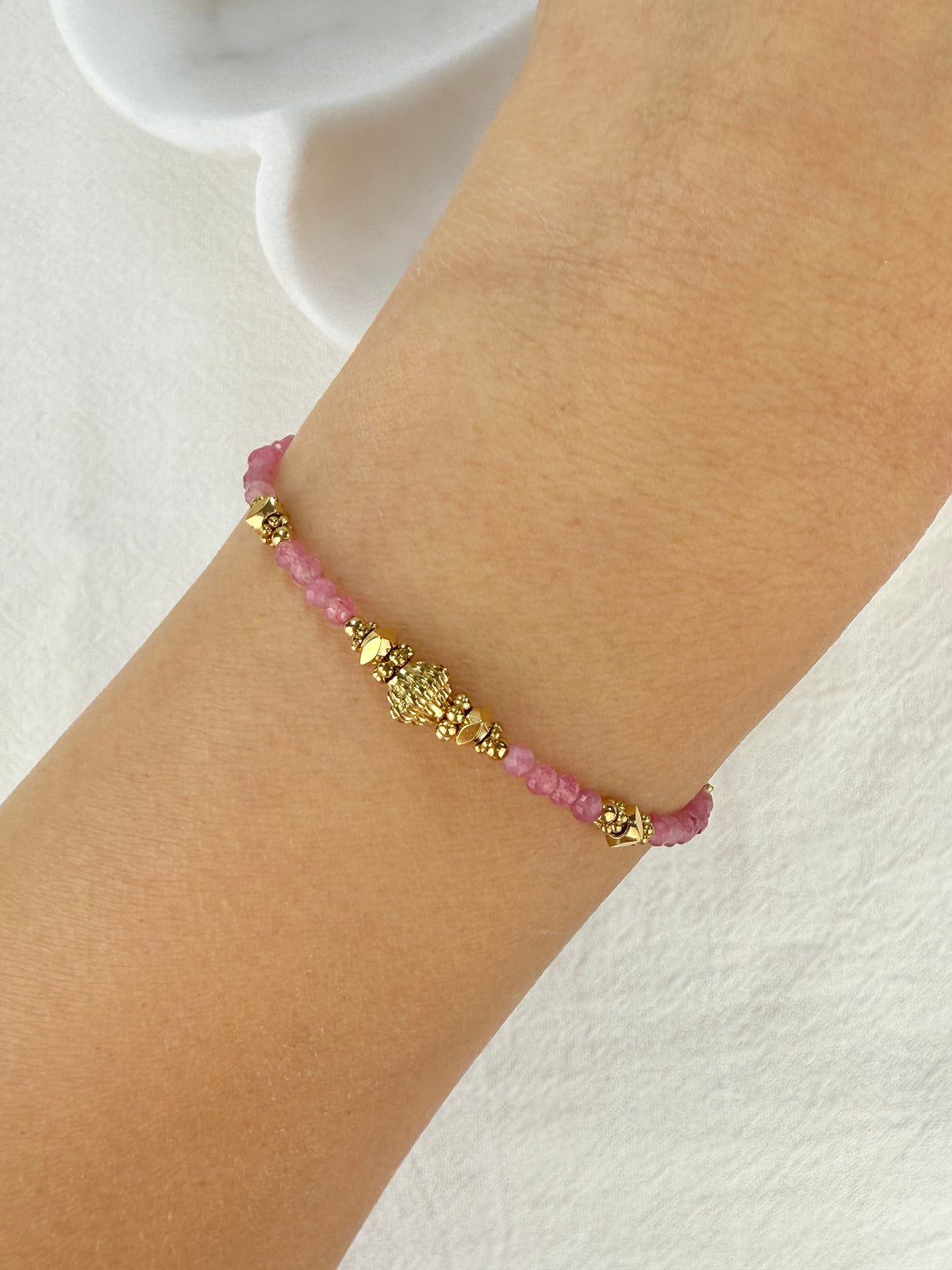 Bracelet TOURMALINE ROSE