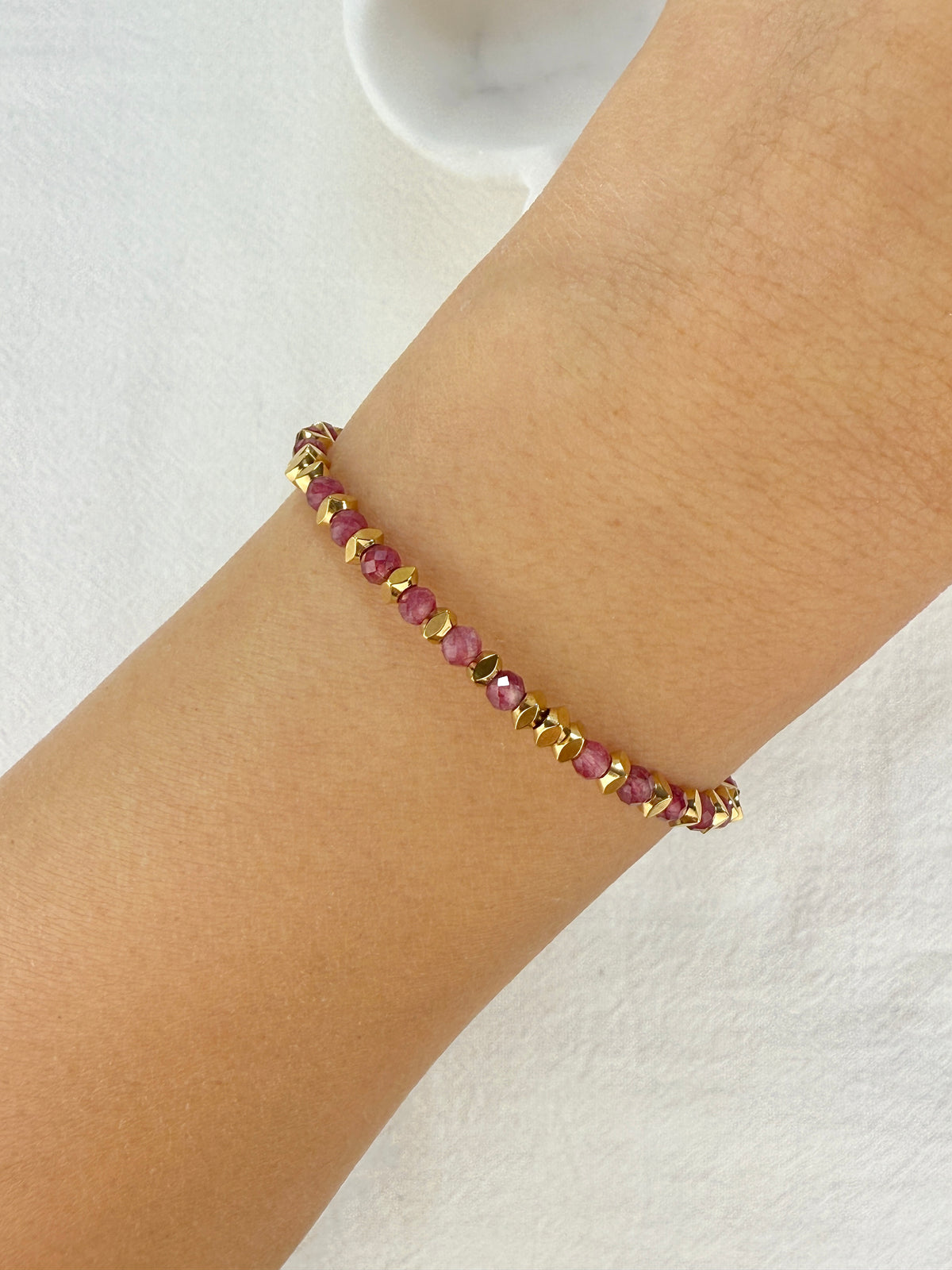Bracelet TOURMALINE ROSE