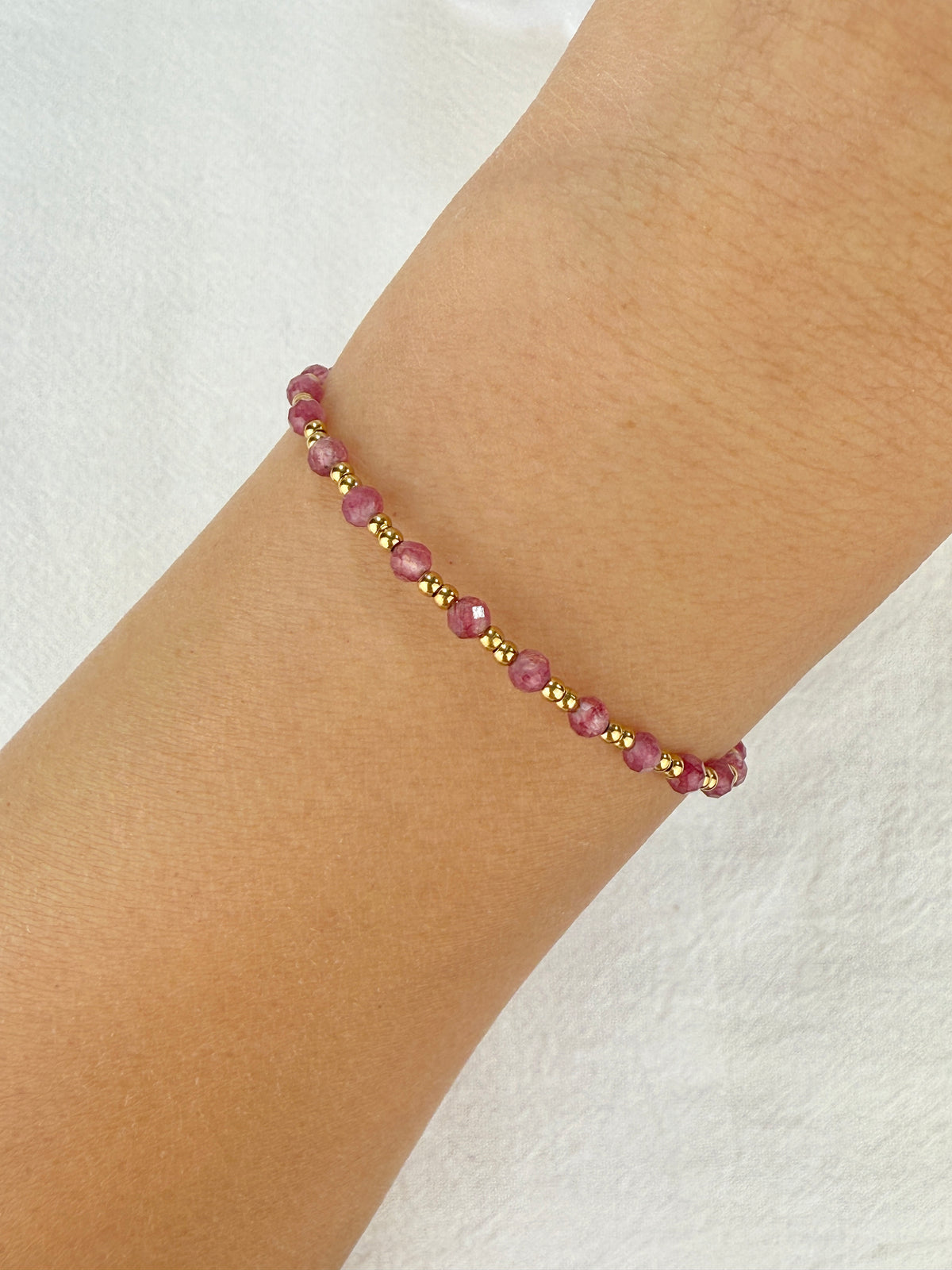 Bracelet TOURMALINE ROSE
