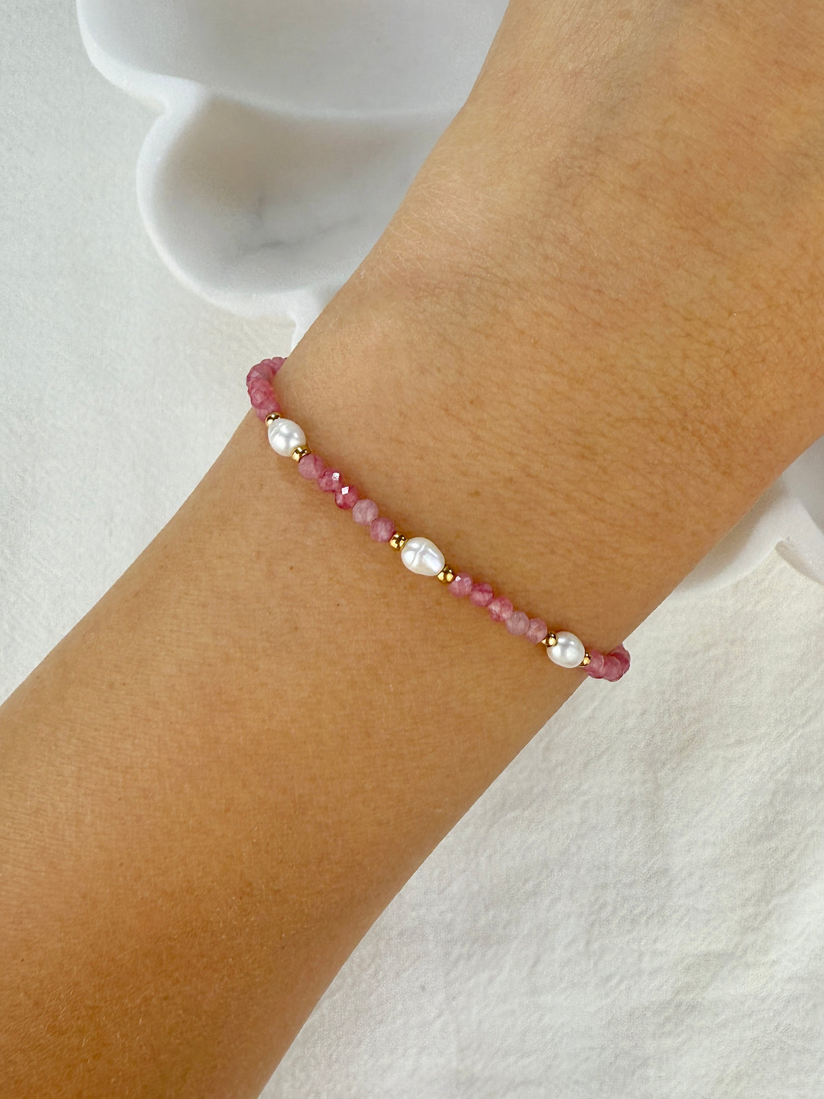 Bracelet TOURMALINE ROSE