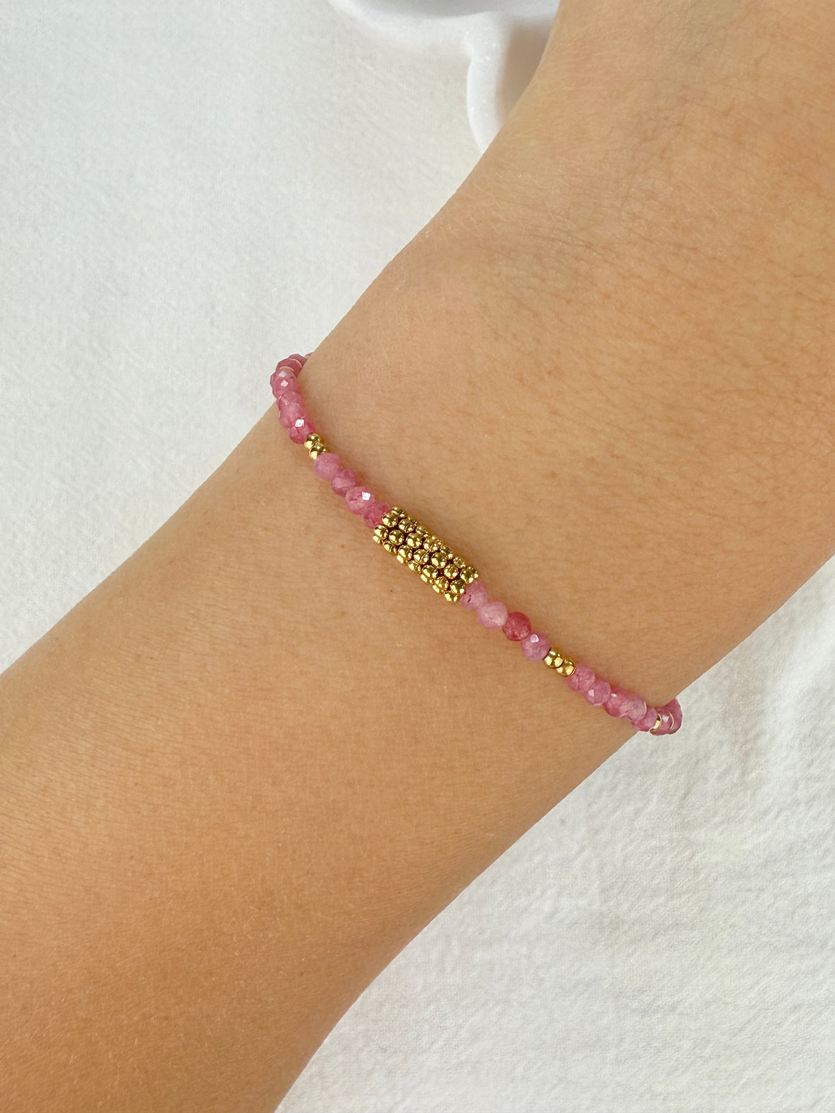 Bracelet TOURMALINE ROSE