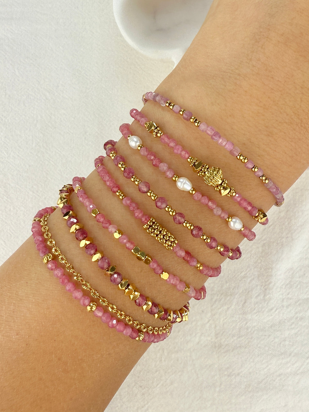 Bracelet TOURMALINE ROSE
