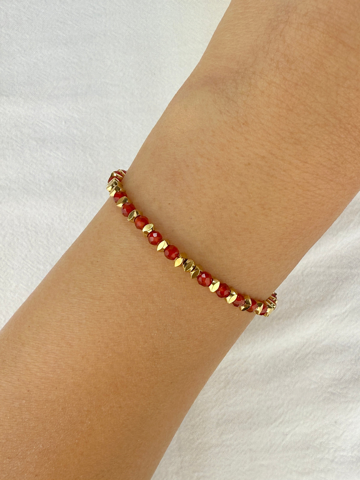 Bracelet AGATE ROUGE