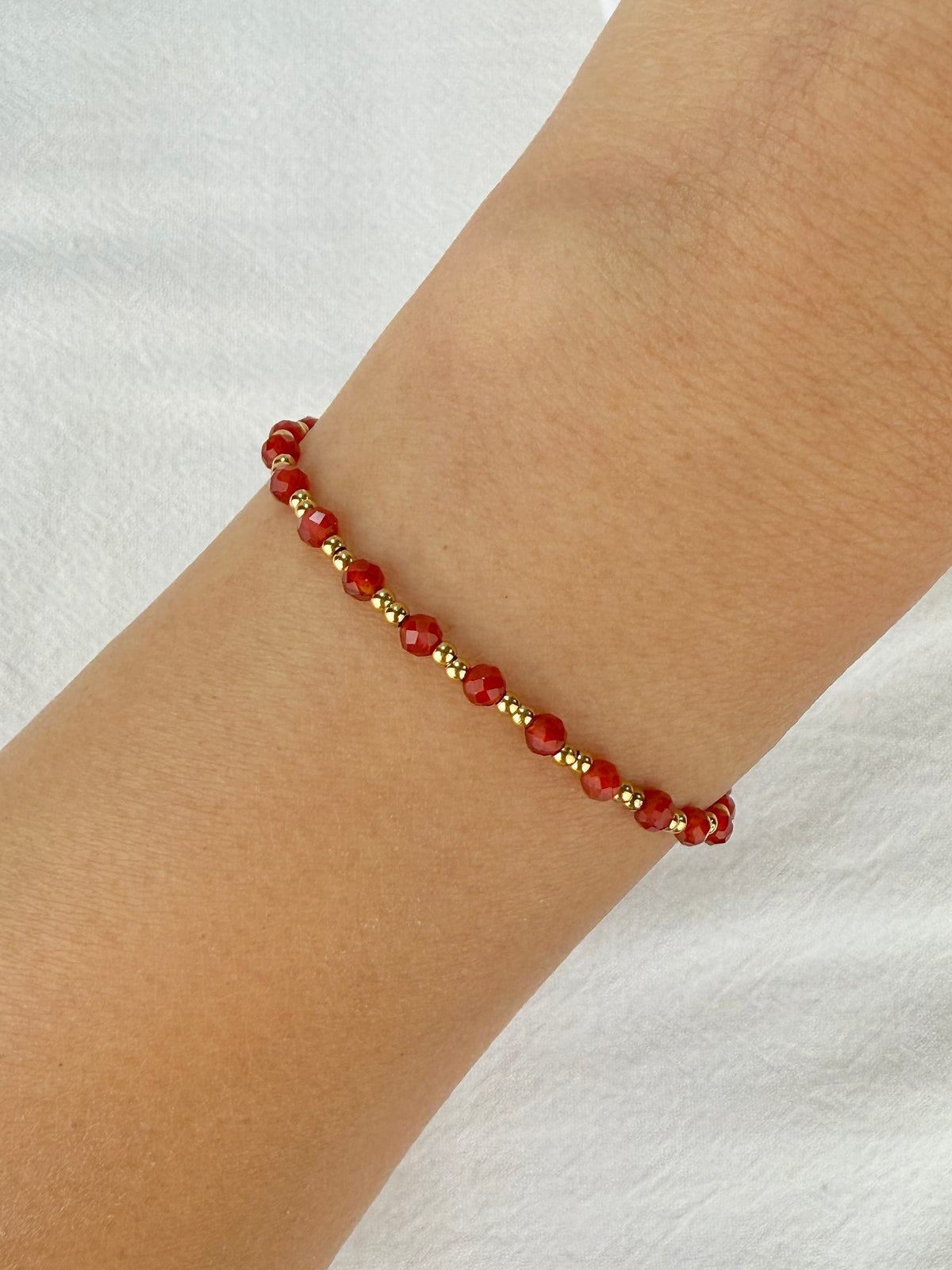 Bracelet AGATE ROUGE