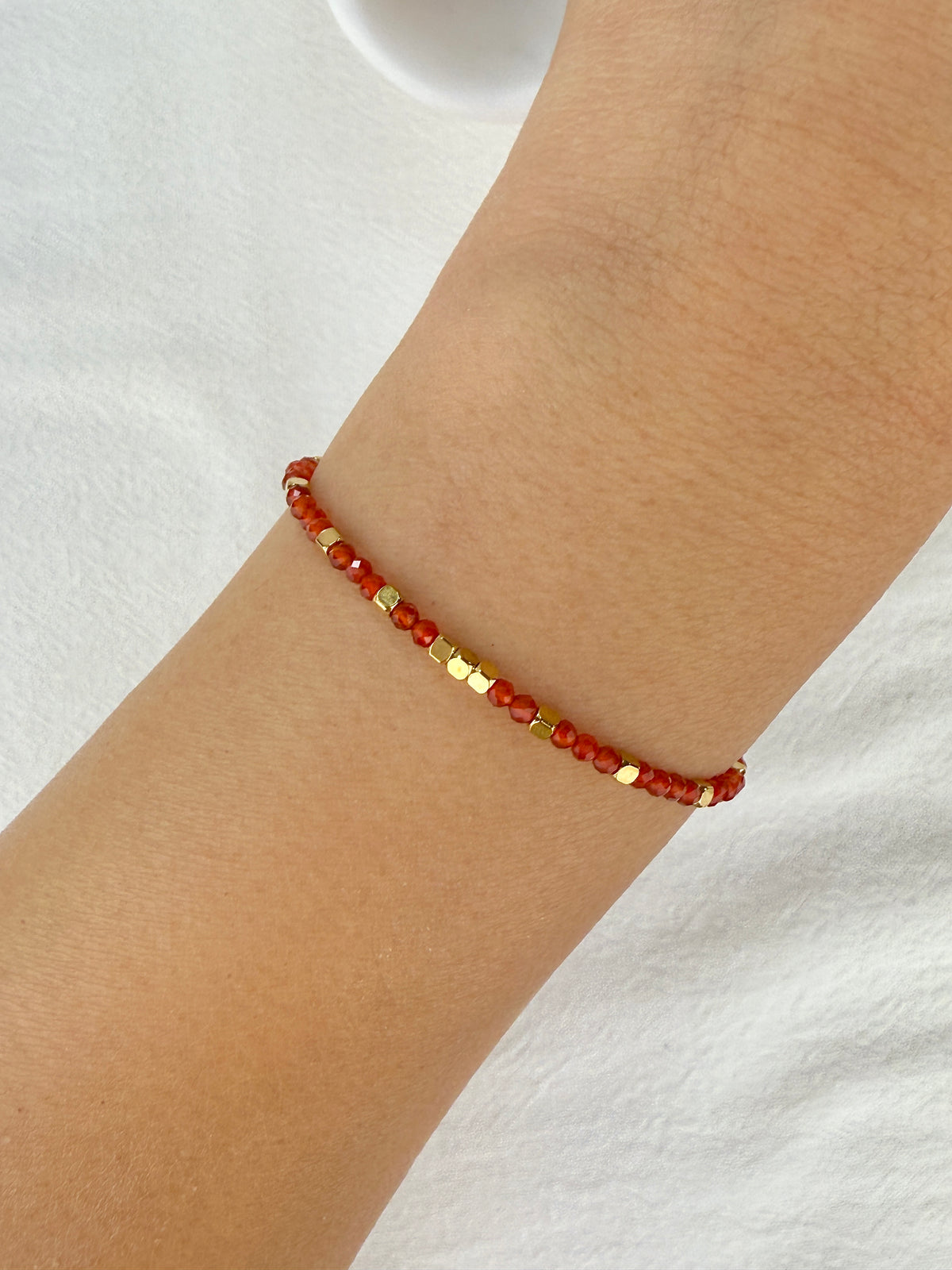 Bracelet AGATE ROUGE