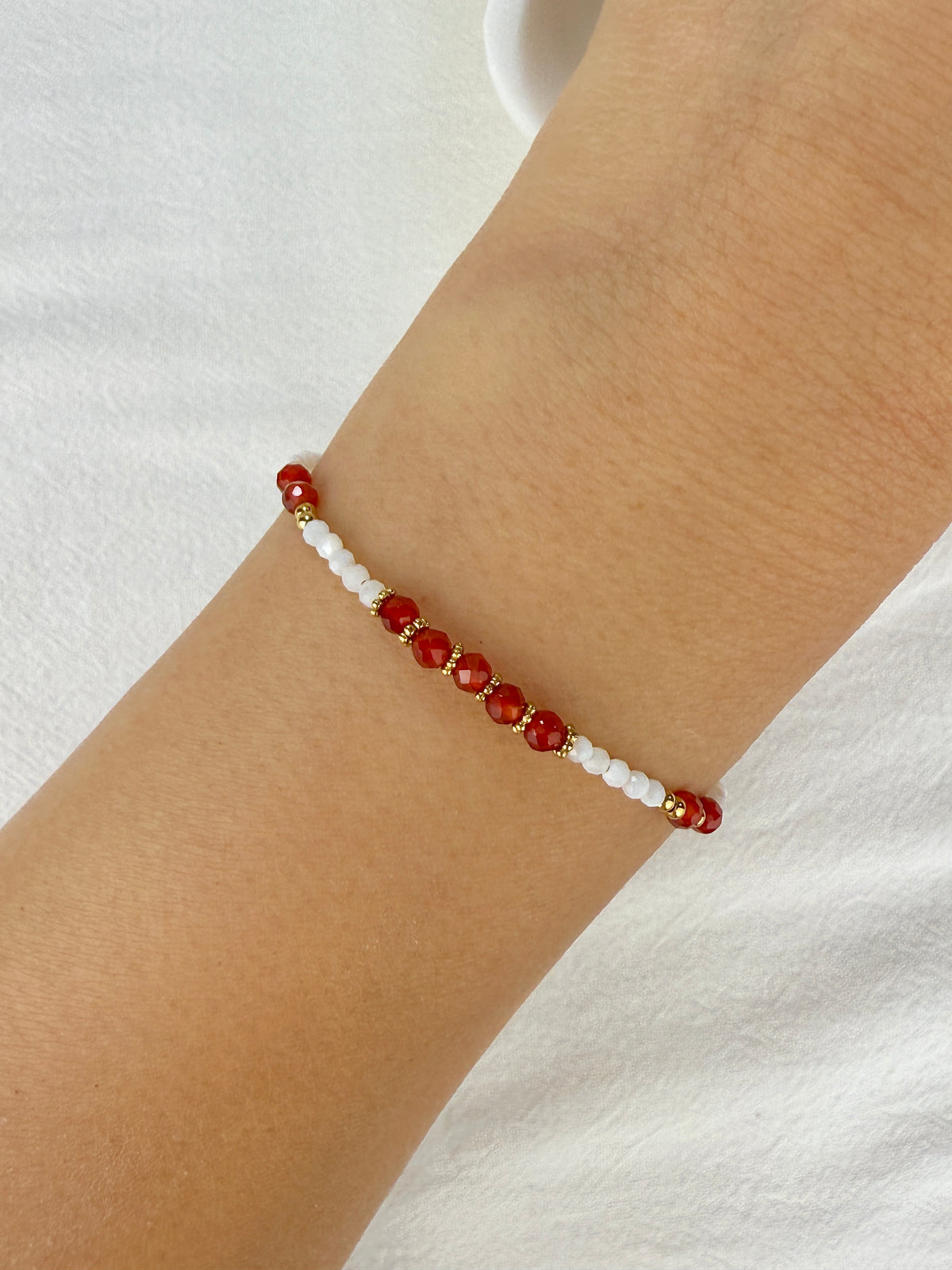 Bracelet AGATE ROUGE