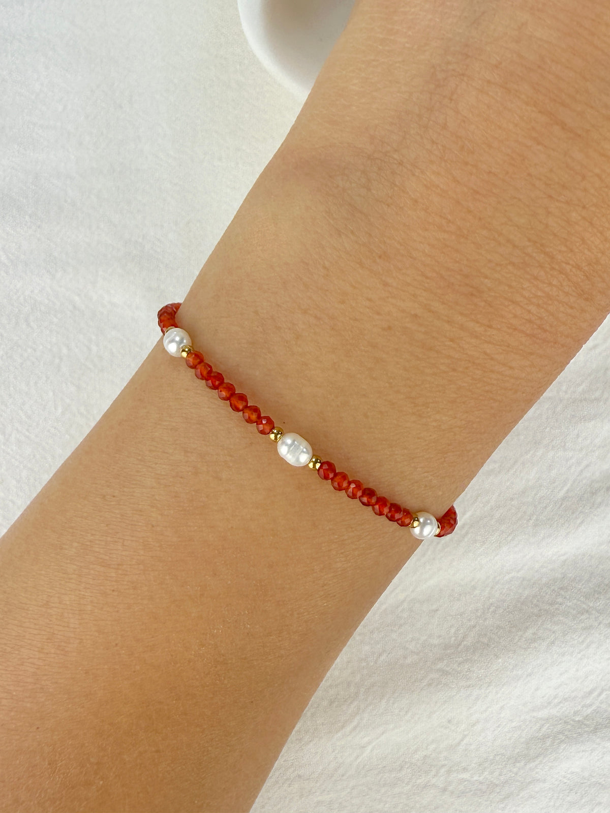 Bracelet AGATE ROUGE
