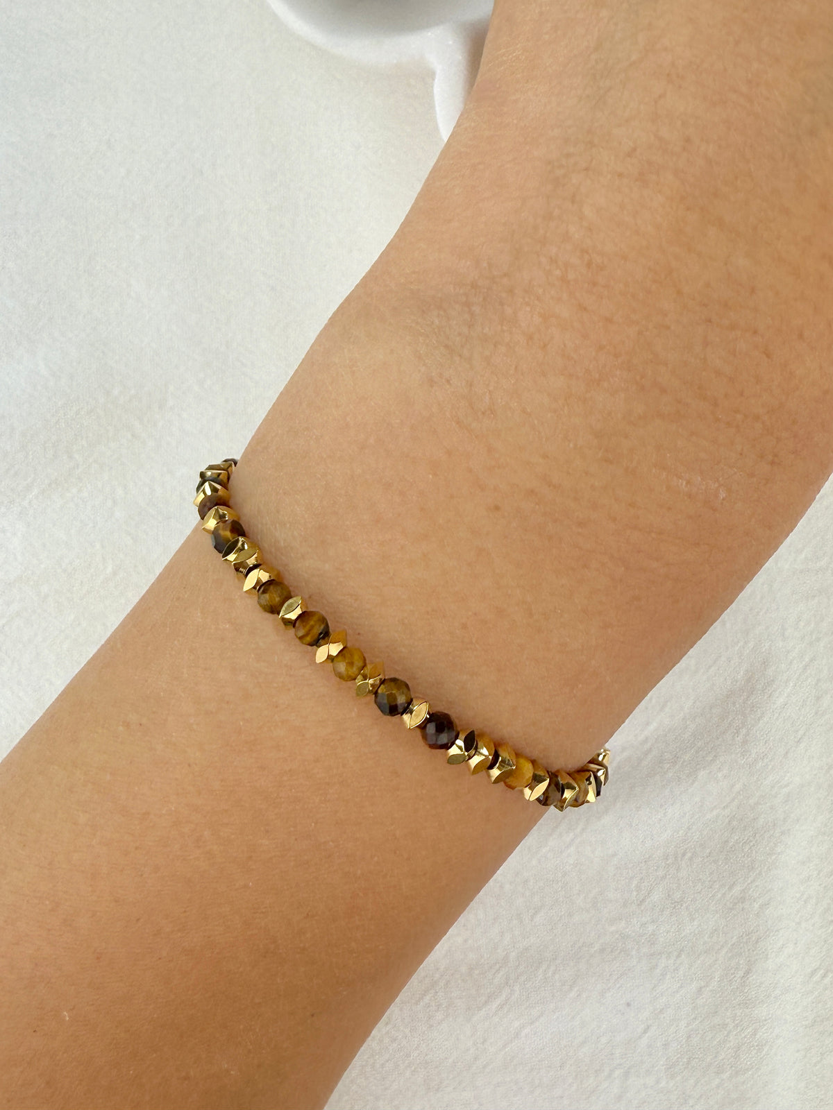 Bracelet OEIL DE TIGRE JAUNE