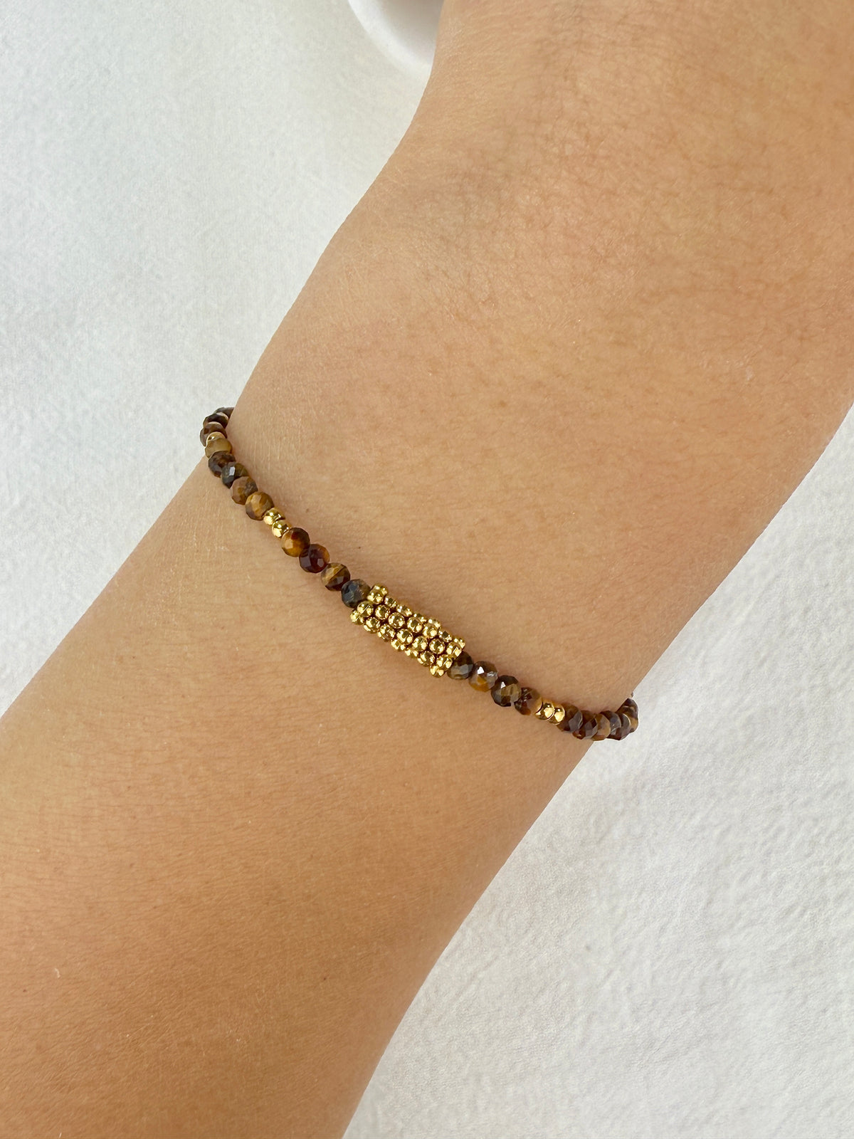 Bracelet OEIL DE TIGRE JAUNE