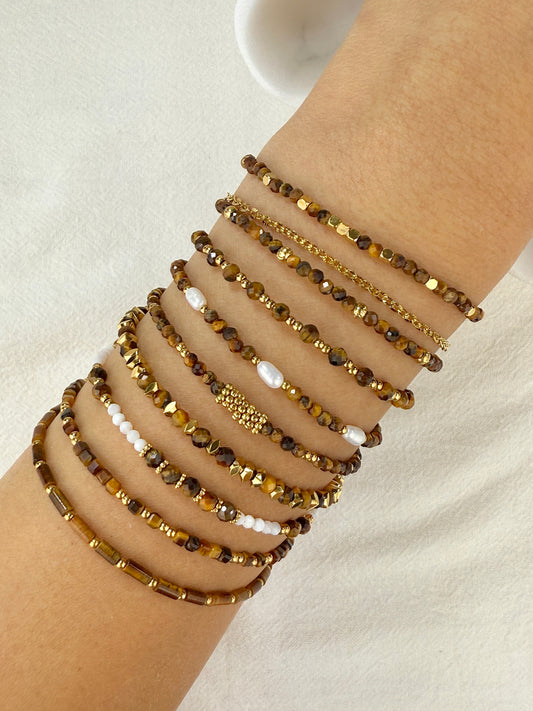 Bracelet OEIL DE TIGRE JAUNE
