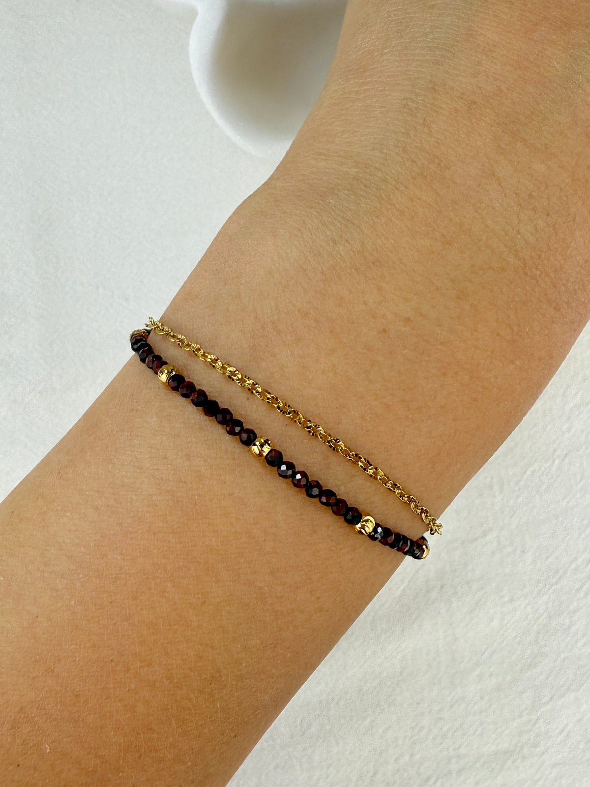 Bracelet OEIL DE TIGRE ROUGE