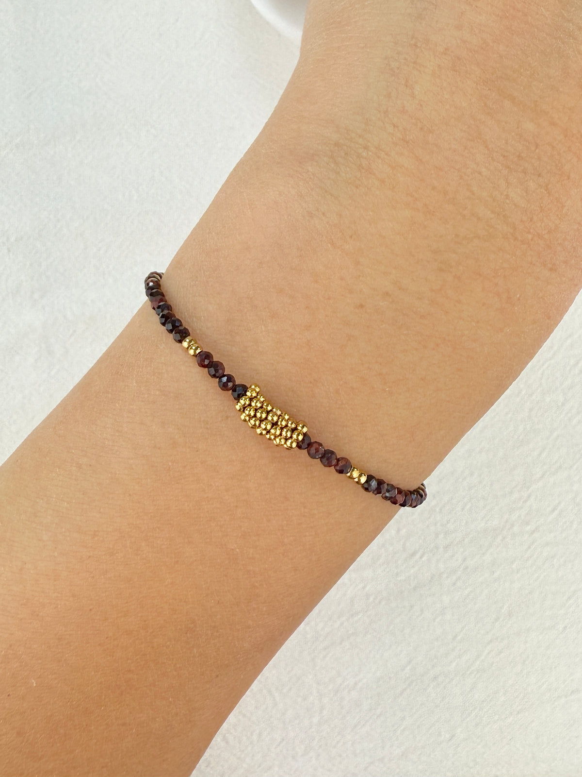 Bracelet OEIL DE TIGRE ROUGE
