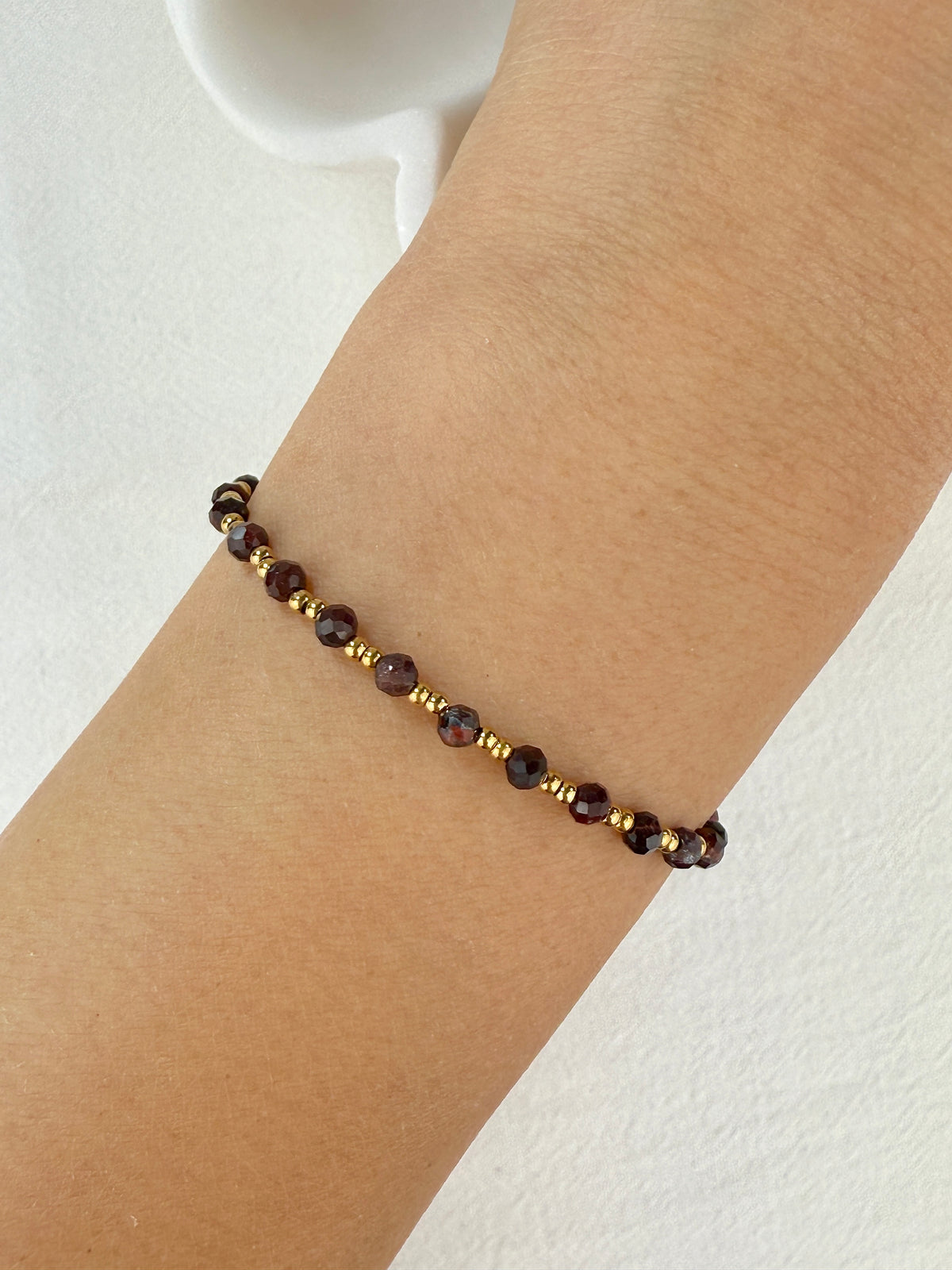 Bracelet OEIL DE TIGRE ROUGE