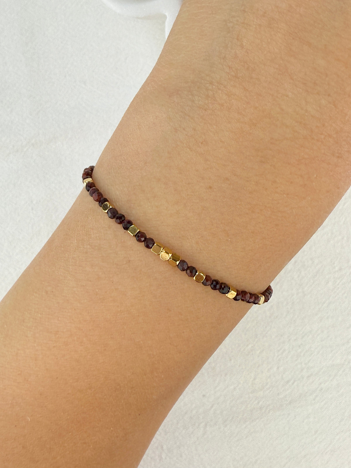 Bracelet OEIL DE TIGRE ROUGE