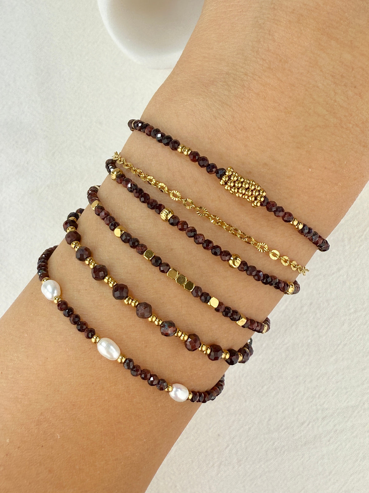 Bracelet OEIL DE TIGRE ROUGE