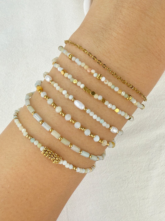 Bracelet AMAZONITE MULTICOLORE