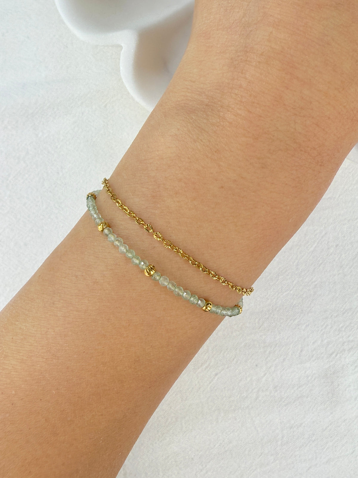 Bracelet QUARTZ FRAISE VERTRE